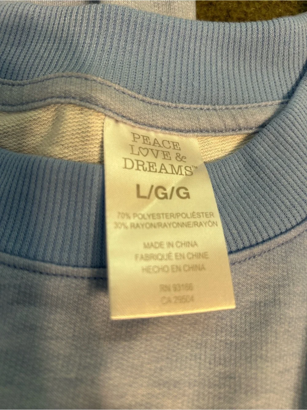 Women's Light Blue Ombre Pajama Set - Making the Day Off Crew